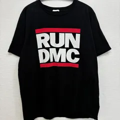 古着 ユーズド GU ジーユー RUN DMC ランディーエムシー バンドTシャツ ミュージックTシャツ メンズ 半袖 バンティー ブラック 黒T プリント 定番 ロック ラップ XLサイズ