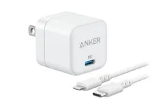 新品 Anker PowerPort III 20W Cube with USB-C & Lightning ケーブル (USB PD 充電器 20W USB-C 超小型急速充電器)【PSE技術基準適合/PowerIQ 3.0 (Gen2)搭載】 iPhone
