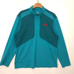メンズ THE NORTH FACE ザノースフェイス 長袖 ハーフジップアップ Tシャツ XL