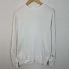 Champion チャンピオン スウェット 無地 ホワイト Lサイズ メンズ 古着 ストリート　シンプル　シティーボーイ