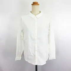 ショコラフィネローブ chocol raffine robe シャツ ブラウス 長袖 コットン F アイボリー ※EKM