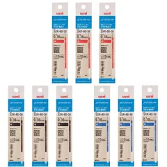 新品 【各3個セット】 三菱鉛筆 ボールペン 替芯 黒 赤 青 3色入 ジェットストリーム 多色多機能 SXR-80-38 0.38mm SXR8038K ＋ オリジナルロゴ入りシールつき