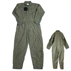 オールインワン つなぎ 作業着 カーキ オーバーサイズ ビックシルエット メンズ 古着 長袖 パンツ