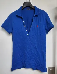 POLO RALPH LAUREN ポロラルフローレン レディース カラーTシャツ L 青