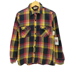 ユーズドフルギ USED古着 ARK BLUE L/Sチェックネルシャツ メンズ JPN：M 