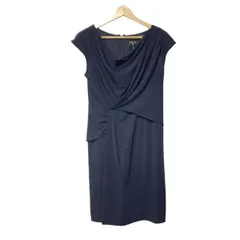 JUSGLITTY(ジャスグリッティー) ワンピース サイズ1 S レディース - ネイビー 半袖/ひざ丈