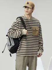 メンズ 厚手 フリース セーター チェック柄 クルーネック スリムフィット 暖かい 冬用 プルオーバー