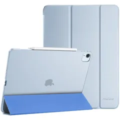 新品 ProCase iPad Pro 12.9 ケース 第6/5/4/3世代に適用（2022 2021 2020 2018） スリム 三つ折り スタンド スマートカバー Pencilのペアリングと充電に対応 - エアブルー