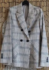 # チェック ダブル ジャケット 未使用