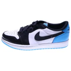 NIKE (ナイキ) AIR JORDAN 1 LOW OG BLACK POWDER BLUE UNC エアジョーダン1 ローカットスニーカー ブルー/ブラック/ホワイト US8.5/26.5cm CZ0790-104