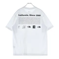 THE NORTH FACE (ザノースフェイス) S/S HISTORICAL LOGO TEE ヒストリカルロゴ プリント クルーネック 半袖Tシャツ カットソー ホワイト NT32332