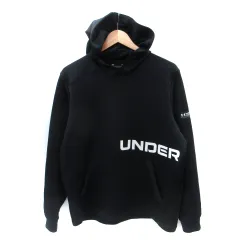 アンダーアーマー UNDER ARMOUR パーカー ミドル丈 プルオーバー プリント L 黒 ブラック /SM2