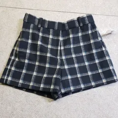 GAP（ギャップ）チェック柄 ウール混ショートパンツ u7019i