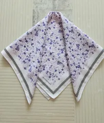 バーバリー フラワー パターン スカーフ/ハンカチ