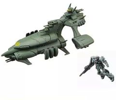 旧キット】1/1200巡洋艦シャア専用ムサイ ガンプラ ジャンク 組立済み