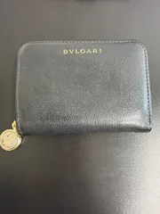 【✨状態良好✨】BVLGARI ブルガリ モネーテ 古代コイン ラウンドファスナー コインケース 小銭入れ カードケース 黒 ブラック