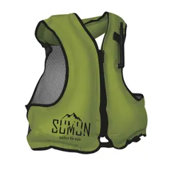 【特価セール】SUMUN ライフジャケット フローティングベスト 川遊び 釣り 海 シュノーケリングベスト 手動膨張式 エア 救命胴衣 マリンスポーツ 防災 台風 常備品 大雨 男女兼用 大人用