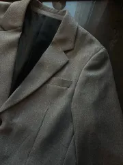 (L-XL) メンズ グレー ブレザー ジャケット 出品