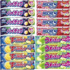 ハイチュウグレープ・青りんご・ストロベリー・レモン・和梨味12粒入