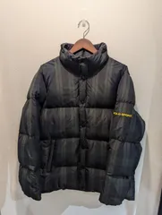 90's　POLO SPORT　ポロスポーツ　ダウンジャケット　ブラックウォッチ　ロゴ刺繍　ダウン80%