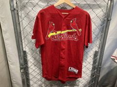MLB】セントルイス・カージナルス ベースボールシャツ レッド - メルカリ