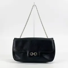 サルヴァトーレフェラガモ ガンチーニ ショルダーバッグ レザー チェーン