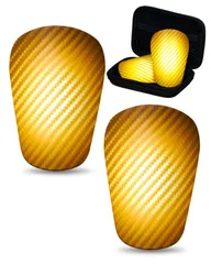 新品 Okima シンガード 【超小型8.3cm×6.3cm】 レガース すね当て 軽量 13g サッカー フットサル 大人用 1ペア ケース付