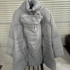 新品未使用 TJ-1075 Mサイズ グレー GRAY 100%ポリエステル 中綿90%ダウン 10%フェザー 裏地100%ポリエステル Sweet Mommy 授乳服 赤ちゃん マタニティ