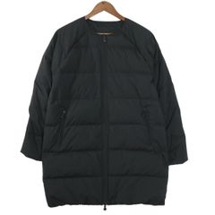 PYRENEX CANNESカンヌ ノーカラー ダウンジャケット ブラック38 - メルカリ