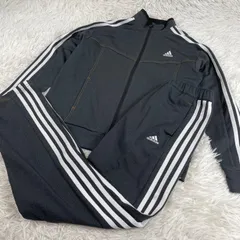 美品　希少　adidas  アディダス  デニム　ジャージ上下セット セットアップ グレー　3ストライプ　トラックジャケット　トラックパンツ　AEROREADY S M相当　160表記