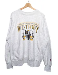 90s USA製 MV SPORT “WEST POINT”  リバースウィーブ カレッジスウェット XL