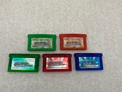ゲームボーイアドバンス　ポケットモンスター 　ルビー 　サファイア　エメラルド　リーフグリーン　ファイアレッド　５点