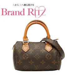 中古 ルイ ヴィトン モノグラム ミニ スピーディ ミニハンドバック ショルダーバッグ 2WAY M41534 Bランク ブラウン PVC レザー レディース LOUIS VUITTON 【送料無料】【三田店】