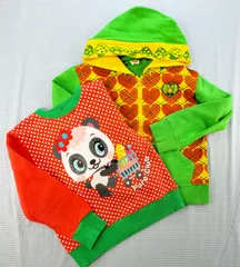 【まとめ売り 女の子】MIL DE BERRY パロクラブ パーカー トレーナー 2枚セット 子供服 中古