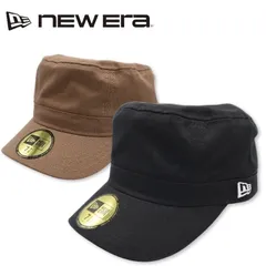 新品 NEWERA ニューエラ 正規品 ワークキャップ CAP 帽子 キャップ ミリタリー WM-01 無地 ロゴ 刺繍 ユニセックス メンズ レディース カーキ ベージュ 黒ブラック 13561917 13561918