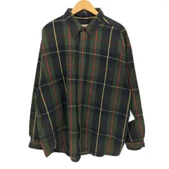 エディーバウアー Eddie Bauer 00s 白タグ L/S チェックシャツ メンズ JPN：XXL 