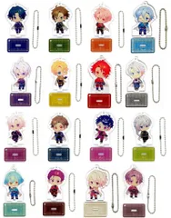 【中古】キーホルダー 全16種セット 「アイドリッシュセブン スタンド付きアクリルキーホルダーコレクション 7周年ミニキャラ」