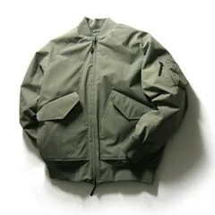 【新品】 +phenix × WINDSTOPPER プロダクト by GORE‑TEX LABS ／ プラスフェニックス × ウィンドストッパー ゴアテックス　MA-1 ダウンジャケット ｜ 秋冬のサムネイル