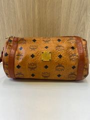 完全正規 MCM ヴィセトス柄 円筒型 ショルダーバッグ - メルカリ