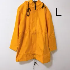 AR10721 【訳あり新品】イエロー モッズコート Lサイズ 春・夏・秋・冬