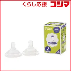 【 新品 未開封 】   ズームティー Dr.Betta(ドクターベッタ) ブレイン 広口 替乳首2個セット クロスカット 未使用 送料無料