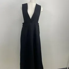 【タグ付き未使用品】nano・universe Basement Ladys ジャンパースカート ブラック Fサイズ　20250910-0005