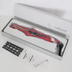 【新品】B next radiant 28mm LM-125-R レッド シルクプロアイロン ヘアアイロン ラディアント 本体