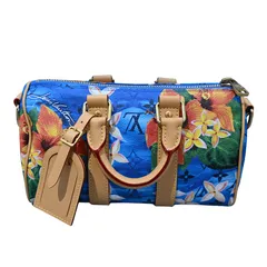 LOUIS VUITTON ルイヴィトン キーポル・バンドリエール25 2024 プレフォール サーフィンモノグラム マルチカラー ミニ2WAYボストンバッグ  M24999 (24622)
