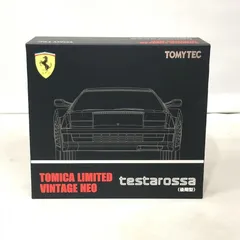 【中古】トミーテック 1/64 LV-NEO フェラーリ テスタロッサ(ブラック) 開封品 トミカリミテッドヴィンテージNEO[97]