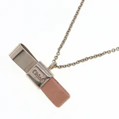 クロエ ネックレス リボン ゴールド ベージュ メタルのサムネイル