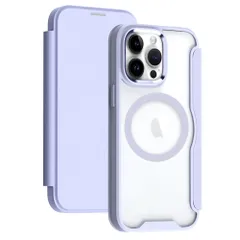 新品 iPhone 12 Pro Max ケース 手帳型 MagSafe対応 背面 クリア 透明 高級なPUレザー+PCパネル+TPUバンパー マグネット開閉 衝撃吸収 軽量薄型 ブランド スマホケース アイフォン12プロマックス 手帳型 ケース