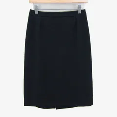 インディヴィ タイトスカート ナロー ブランド ボトムス 日本製 レディース 38サイズ 濃紺 INDIVI 【中古】