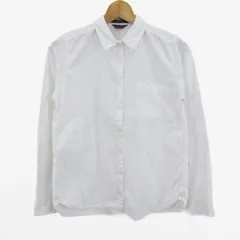 ルノンキュール 長袖シャツ コットン100% ブランド トップス 白 レディース Mサイズ ホワイト Lugnoncure 【中古】