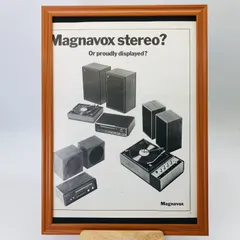 ビンテージ 広告　ポスター 　『 マグナボックス 』 1960's　※当時物　アメリカ 輸入雑貨　ヴィンテージ　フレーム付　　アドバタイジング レトロ　 .( AZ1071 )